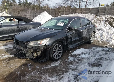 2015 Honda Accord Sport из США, поврежденный, VIN 1HGCR2F57FA079642